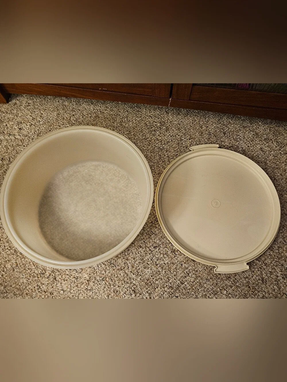 Tupperware Giant Cake Carrier 1256-4 Missing Handle